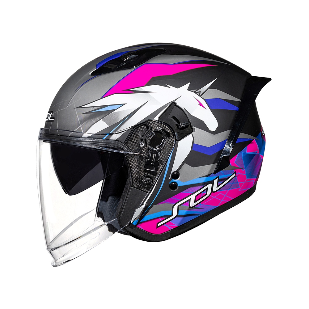 SOL Helmets SO-11P 獨角獸開放式安全帽｜SOL安全帽官網