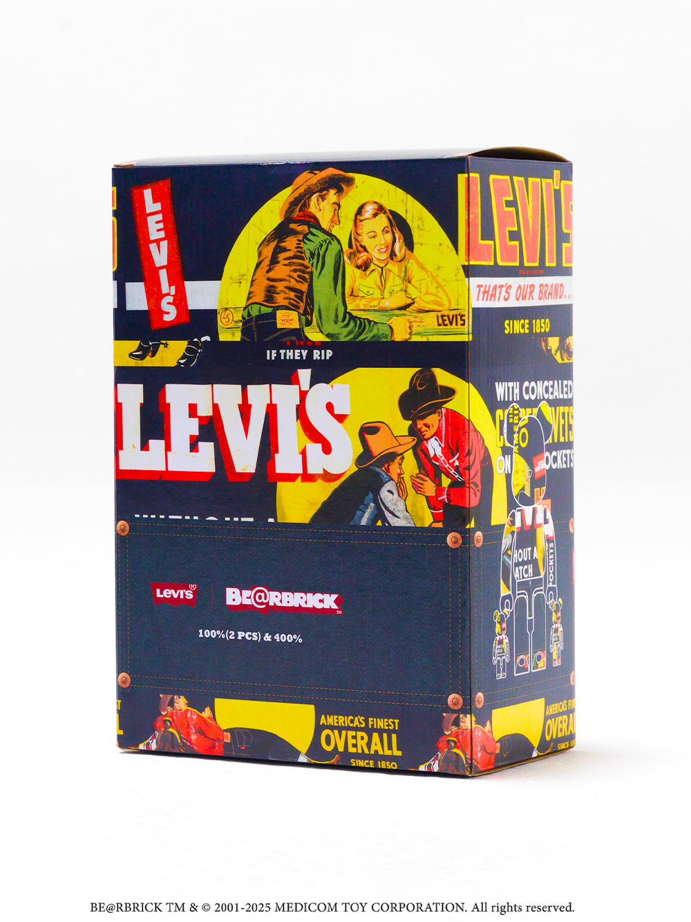 Levi's® x BE@BRICK 庫柏力克熊聯名限定限量400% & 100% / Banner經典