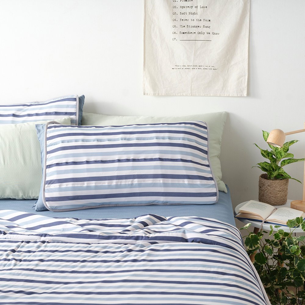 hoi!夏日涼感抗菌簡約風保潔墊-枕用二入_0