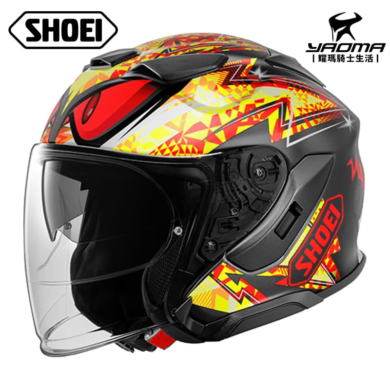 預購｜ SHOEI J-Cruise 3 INSPIRED TC-1 銀紅 亮面 內鏡 公司貨 3/4罩 進口帽 安全帽 JC3_0