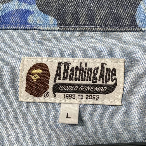 【環球新北中和店】A BATHING APE/牛仔外套/L/001LJJ301008M_2