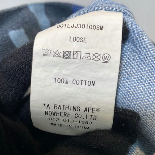【環球新北中和店】A BATHING APE/牛仔外套/L/001LJJ301008M_3