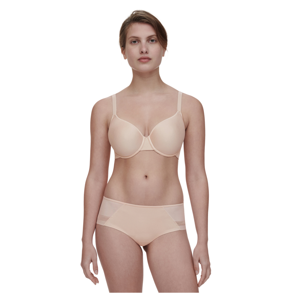 雙11限定【Chantelle Easy Feel】3D記憶纖維T-shirt Bra內衣>BCD>粉膚色(914N1_01N)【Easy Invisible】_3