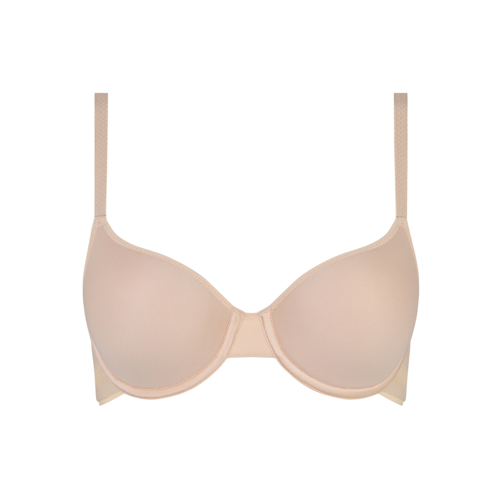 雙11限定【Chantelle Easy Feel】3D記憶纖維T-shirt Bra內衣>BCD>粉膚色(914N1_01N)【Easy Invisible】_4