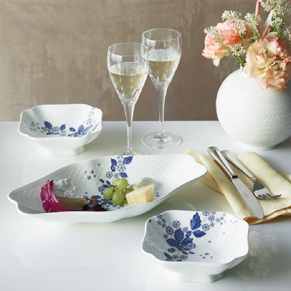 靛藍草莓造型方盤27cm_3