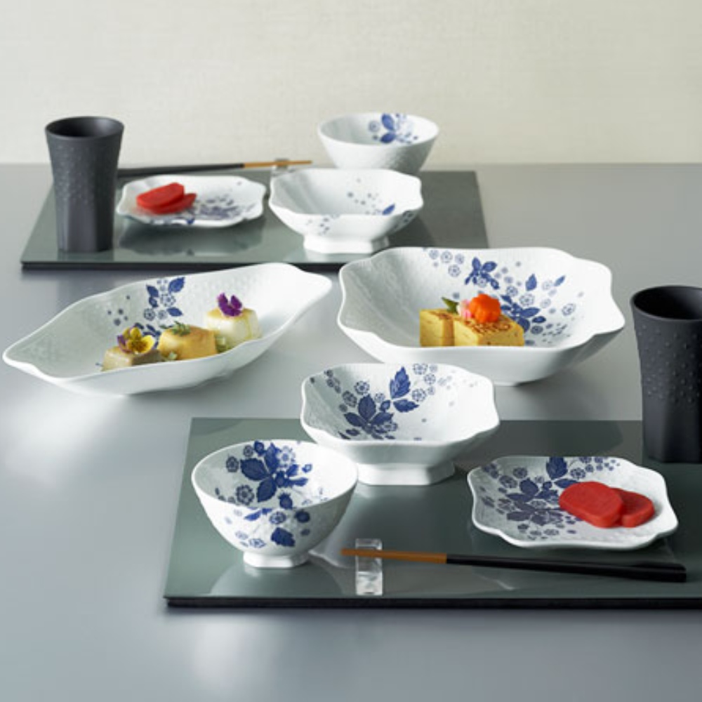 靛藍草莓造型方盤27cm_4