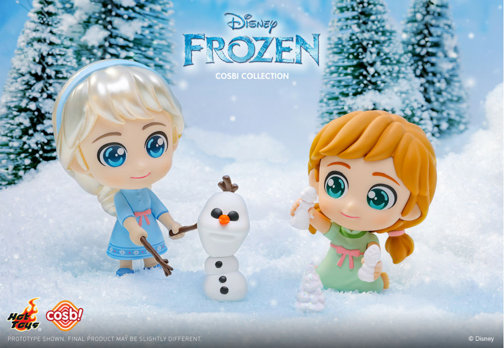 HOT TOYS CBX240 冰雪奇緣Q版公仔第2彈盲盒單入