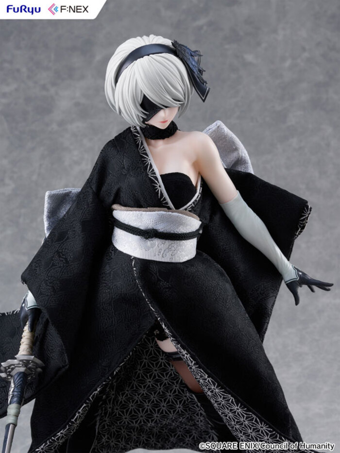 Furyu 1/4 吉德x F:NEX 尼爾:自動人形Ver1.1a 2B 日本人形PVC完成品