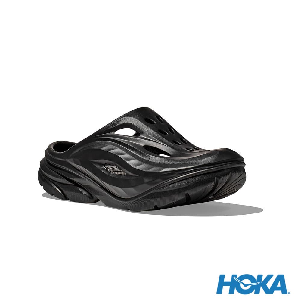 HOKA Ora Recovery Mule 恢復拖鞋 黑_0