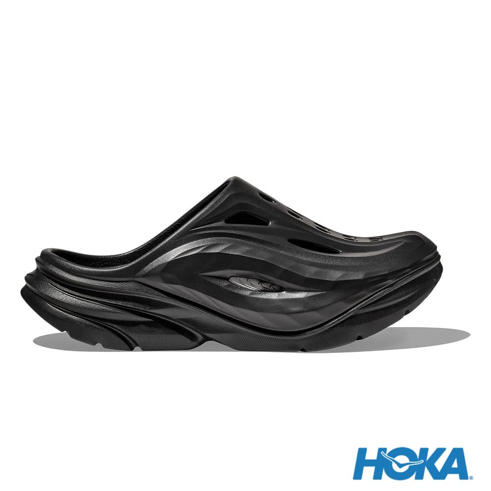 HOKA Ora Recovery Mule 恢復拖鞋 黑_1