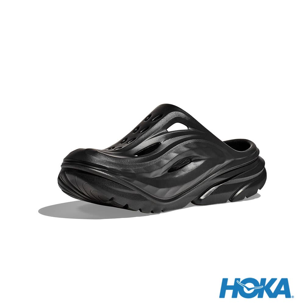 HOKA Ora Recovery Mule 恢復拖鞋 黑_3