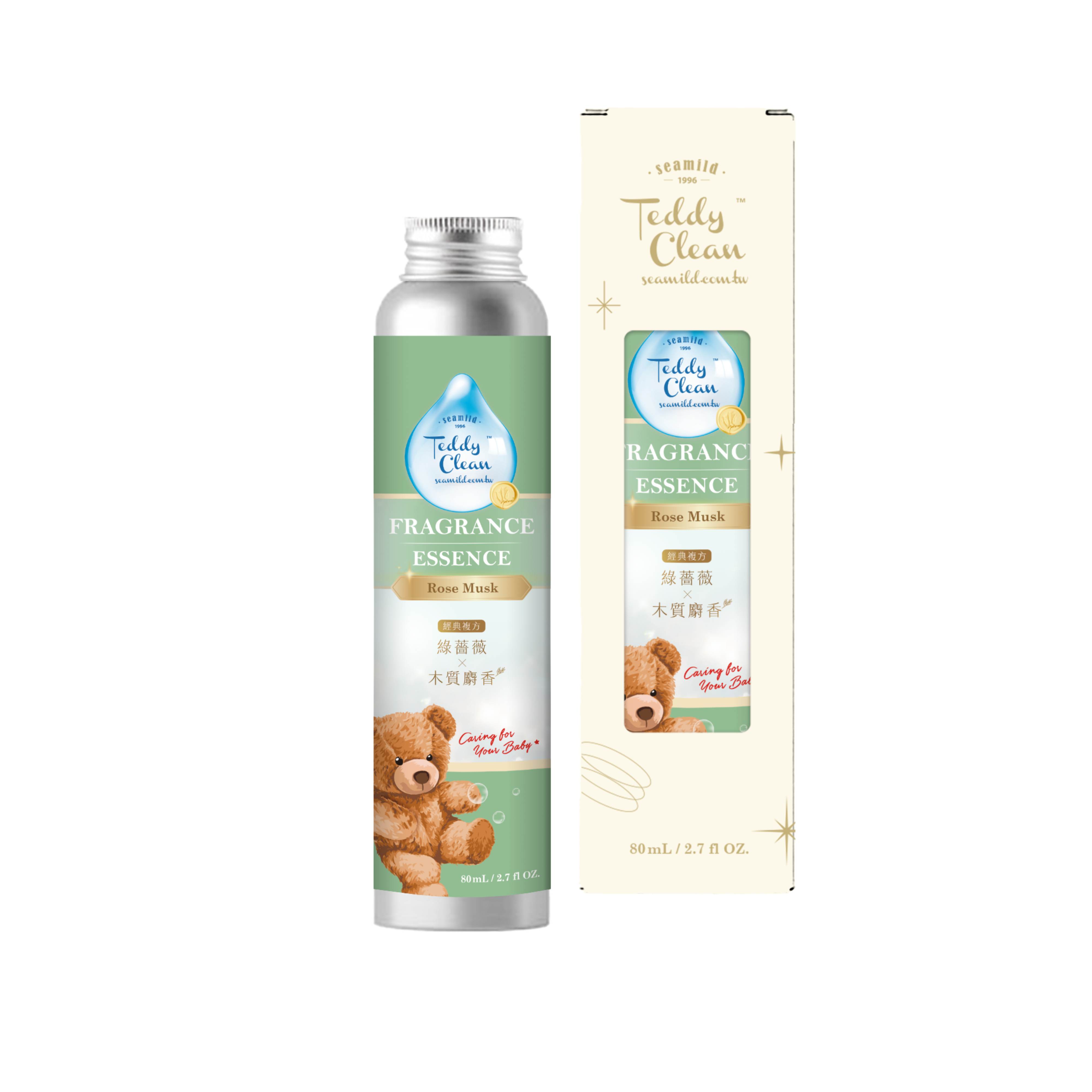 【Teddy Clean 純淨泰迪】植萃香氛精華露-薔薇麝香 80ml(含盒)_0