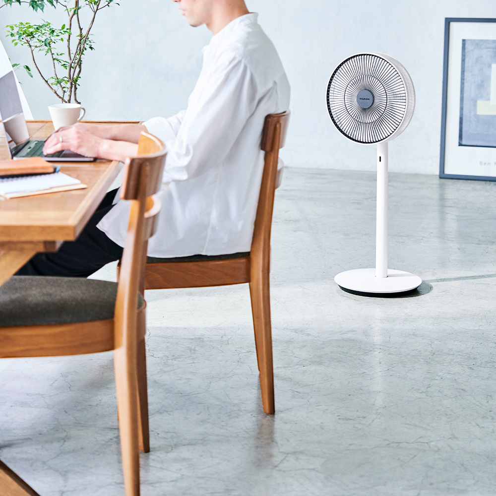 新品未使用 BALMUDA The GREEN FAN EGF-1800-WG バルミューダ The Green Fan EGF-1800-WG 1台 - アスクル