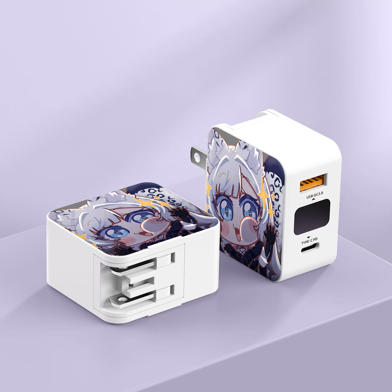 名雪薇薇·ヴィヴィch. x Unicorn聯名限量】系列20W雙孔急速充電頭豆腐