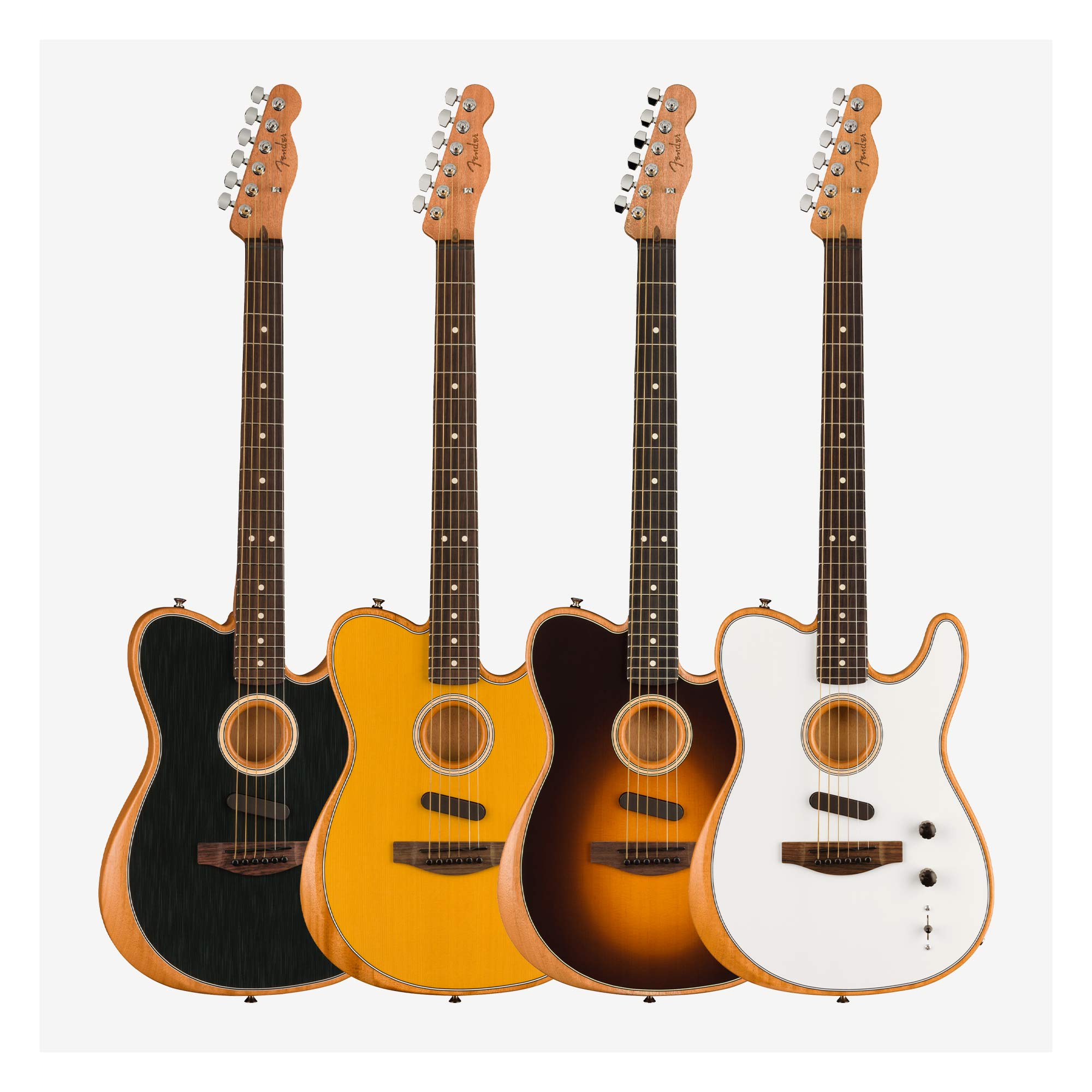 Fender 墨廠Acoustasonic Player Telecaster 電木吉他黑色