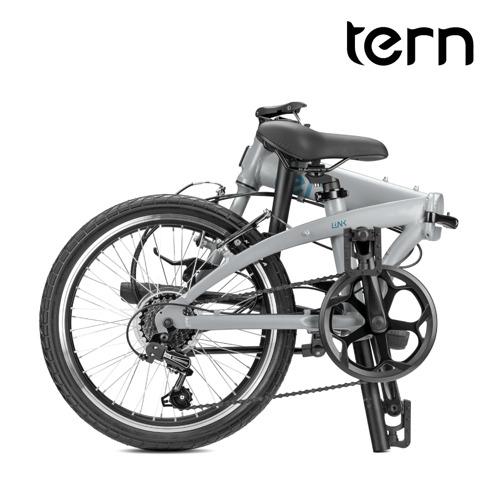 門市自取限定】Tern 7速折疊車【白金底-藍標】Link A7