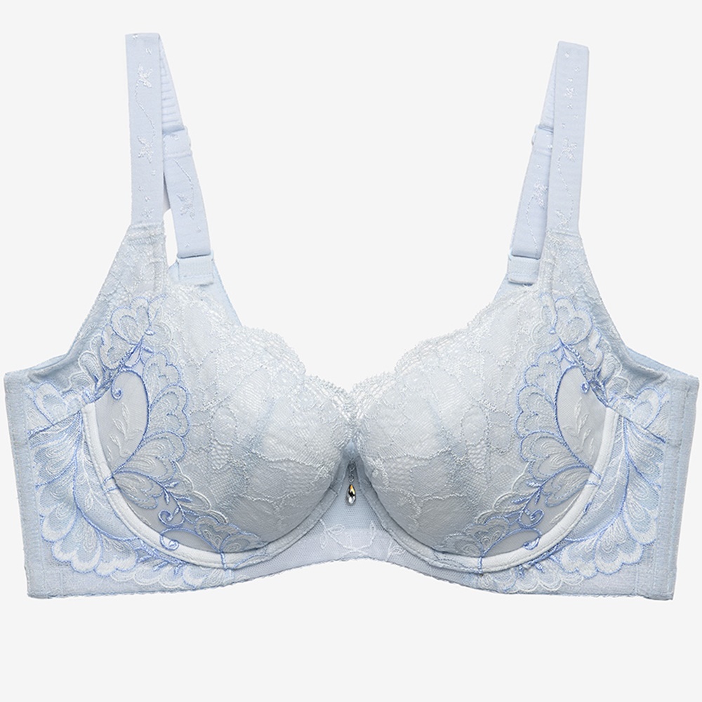 華歌爾-摩奇X-魔翼胸罩B-E90罩杯內衣(冰心藍) ZB4682DU