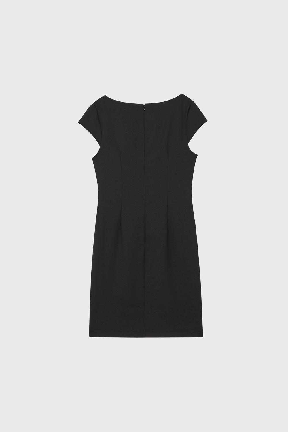 SST&C Black Green Seagull Collar Classic Slim-Fit Dress | 01222504001_4