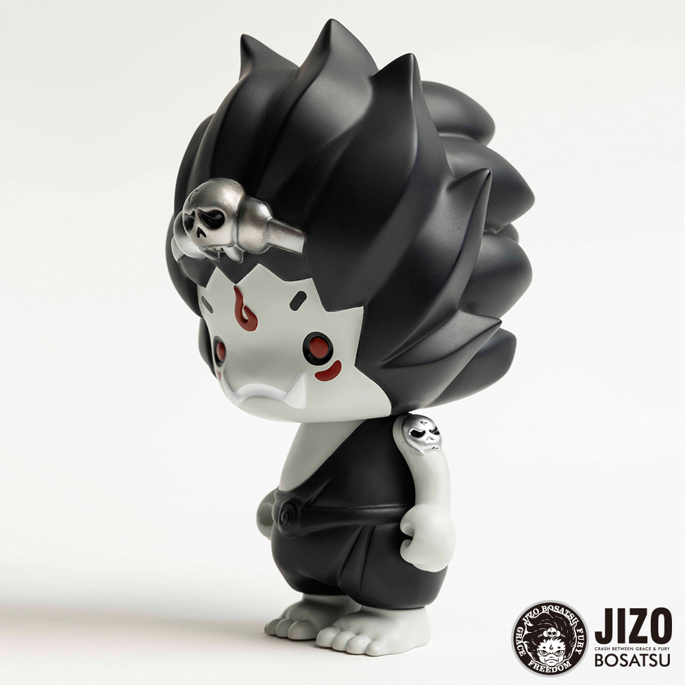 隱藏版【新品限量】閻魔地藏搪膠公仔(黑色) - BLUE WAY 地藏小王
