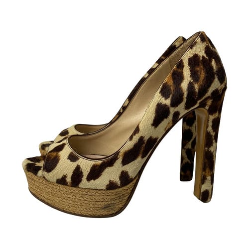 【徐匯廣場店】MIU MIU/淺口皮鞋/37/_0