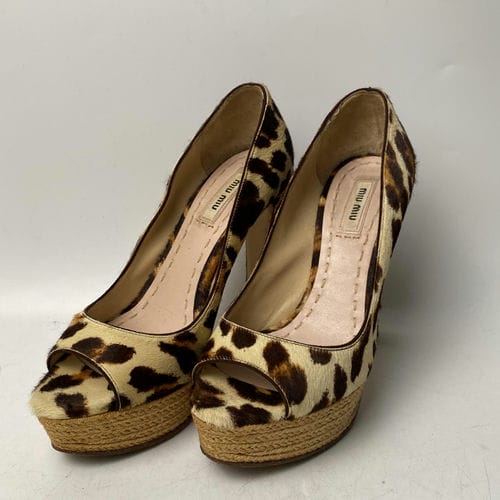 【徐匯廣場店】MIU MIU/淺口皮鞋/37/_1