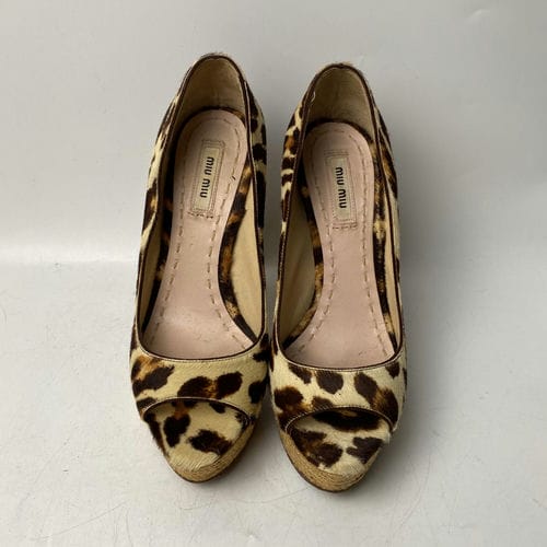 【徐匯廣場店】MIU MIU/淺口皮鞋/37/_2