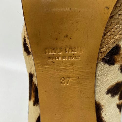 【徐匯廣場店】MIU MIU/淺口皮鞋/37/_4