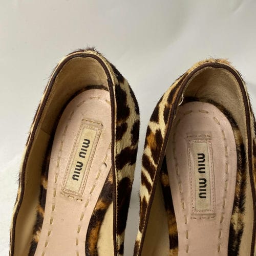 【徐匯廣場店】MIU MIU/淺口皮鞋/37/_6