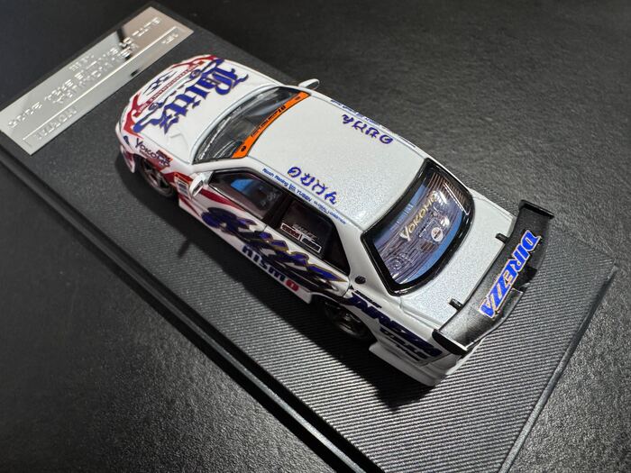 MORTAL 1/64 日產NISSAN BLITZ D1 SKYLINE ER34 野村謙D1甩尾賽2005