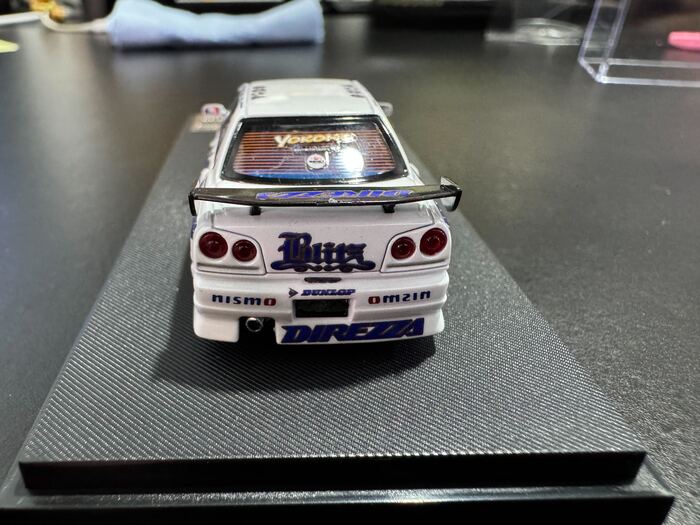 MORTAL 1/64 日產NISSAN BLITZ D1 SKYLINE ER34 野村謙D1甩尾賽2005