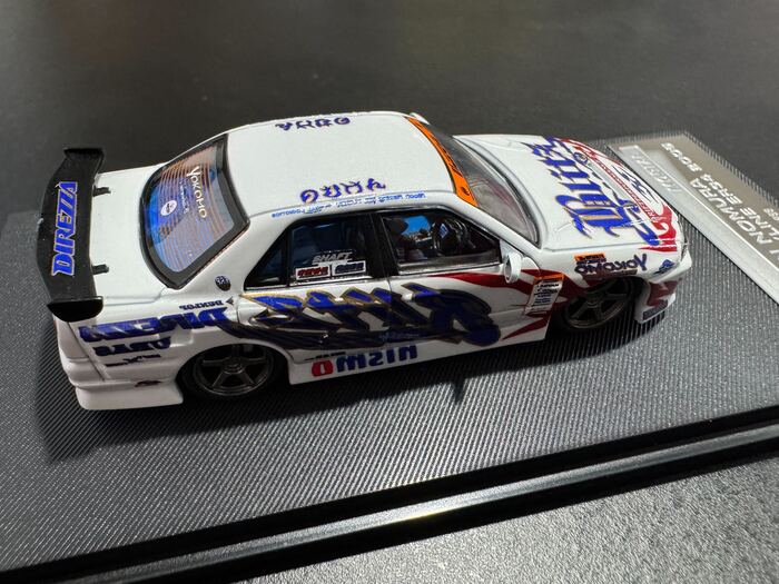 MORTAL 1/64 日產NISSAN BLITZ D1 SKYLINE ER34 野村謙D1甩尾賽2005
