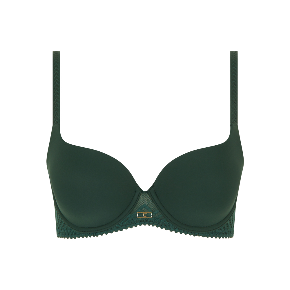 網路獨賣【Chantelle】3D記憶纖維T-Shirt Bra 內衣>BCD罩杯>松柏綠(13XN0_00R)【Origins】_0