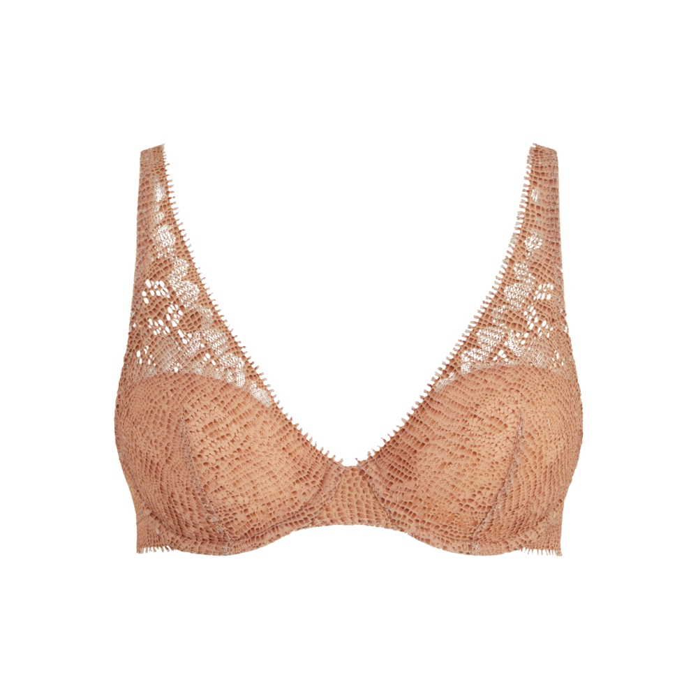 網路獨賣【Chantelle】三角內褲>XS-M>蛇紋印花(15F30_0CA)【Day To Night】_1