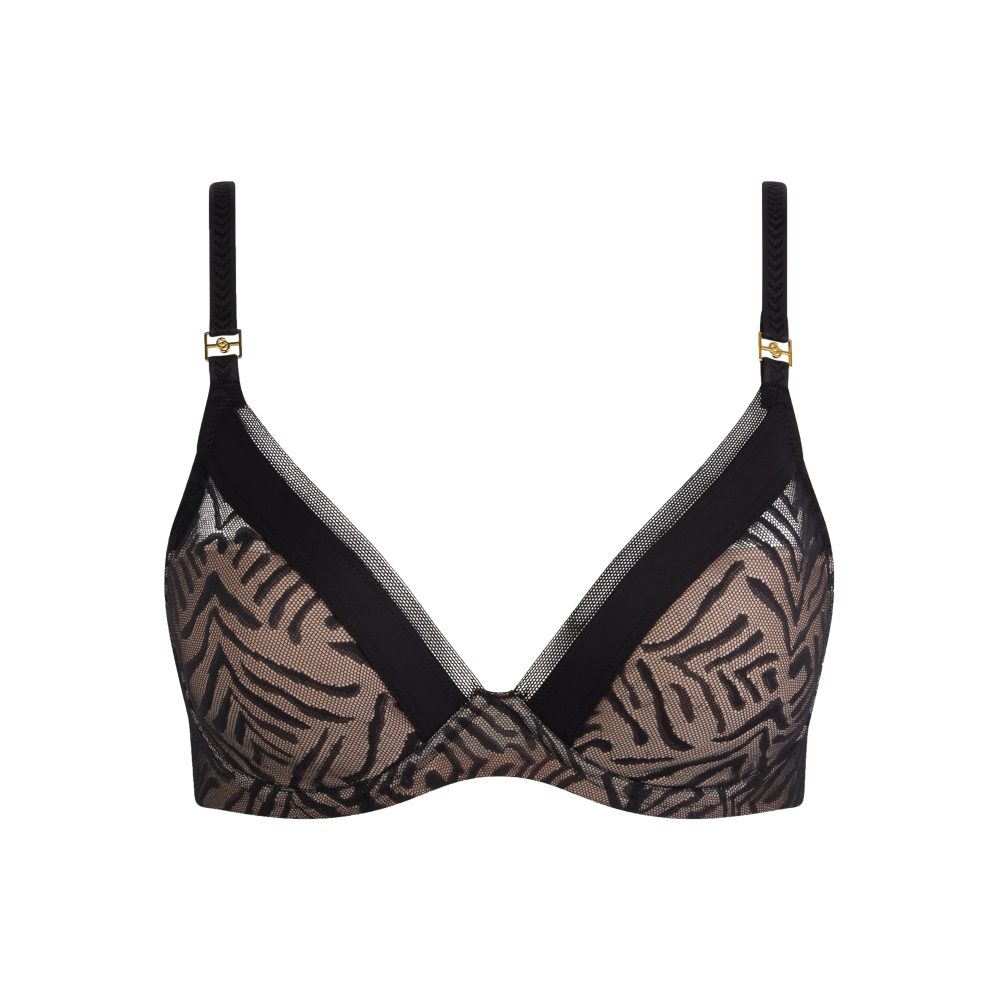 網路獨賣【Chantelle】三角內褲>XS-M>黑色(21T30_011)【Graphic Allure】_1
