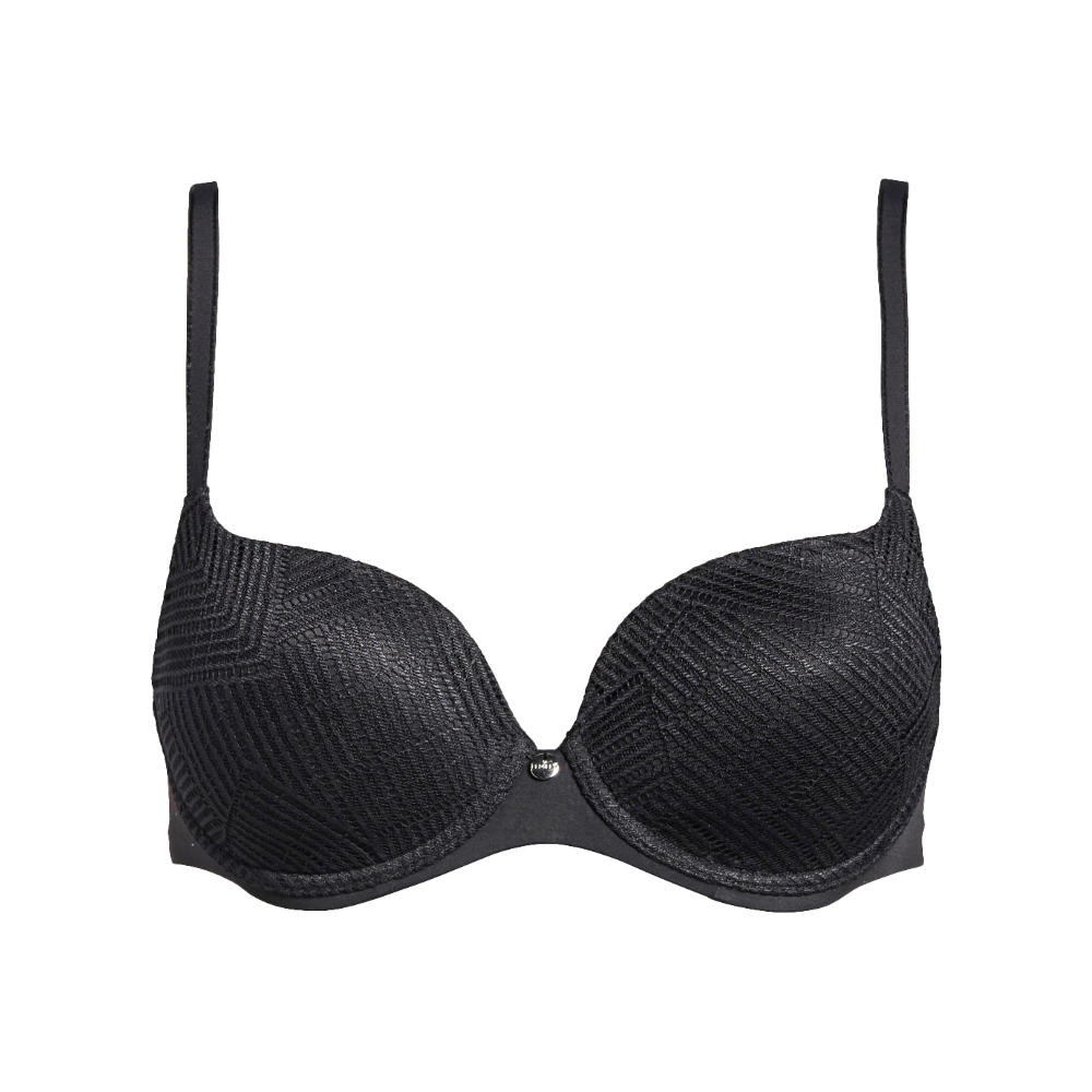 網路獨賣【Chantelle Easy Feel】T-shirt Bra內衣>BCD>黑色(98160_011)【Emma】_0