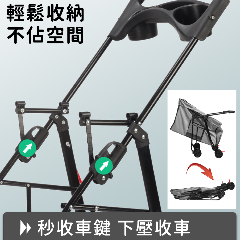 【寵趣屋PetHouse】可拆卸寵物推車寵物推車 |可折疊攜帶 |中小型犬適用(35kg以下)_4