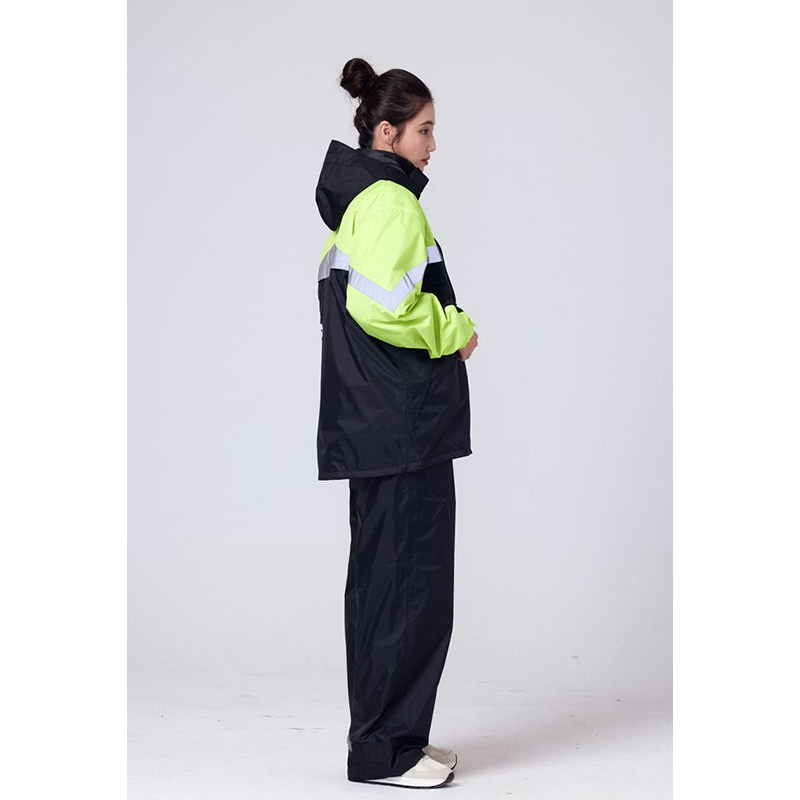 SNOWSTORMI 兩件式雨衣Explorer EX-1 機能防水雨衣螢光色YKK拉鍊