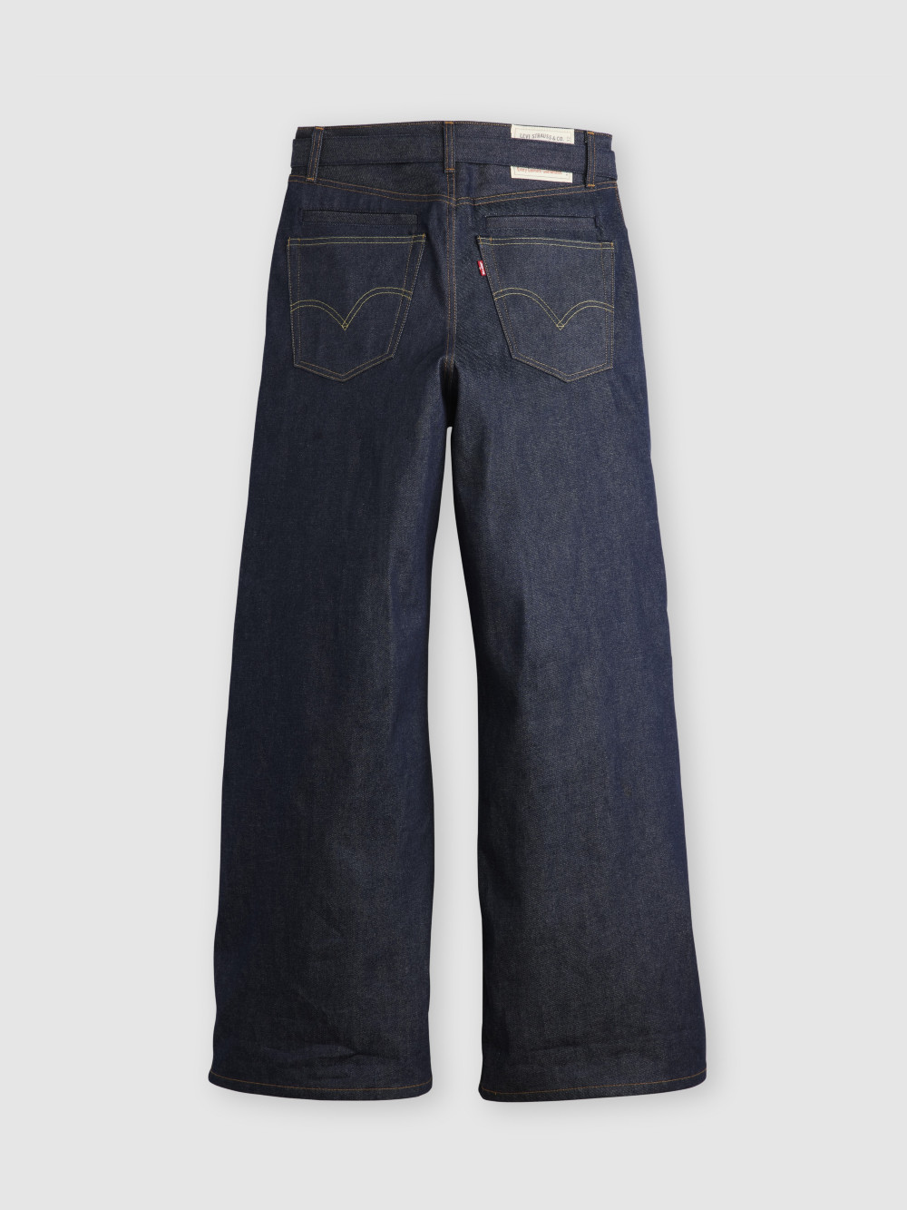 Levi's® X Sacai 男女同款寬鬆丹寧牛仔褲｜0035H-0000