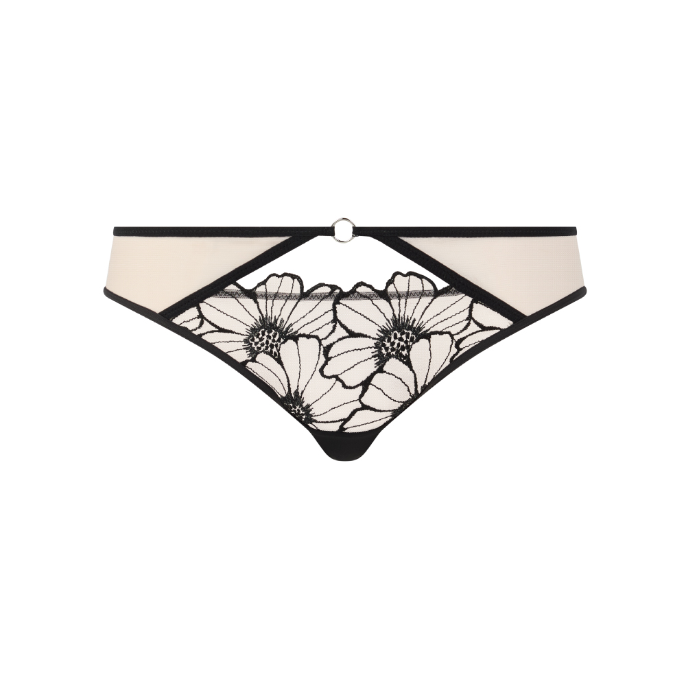 網路獨賣【Chantelle Pulp】1/2網紗無襯內衣>BCD>膚底黑色(22OM5_A38)【Lush】_1