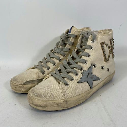 【台中廣三SOGO店】GOLDEN GOOSE/高筒運動休閒鞋/38/g34ws591 b55_1