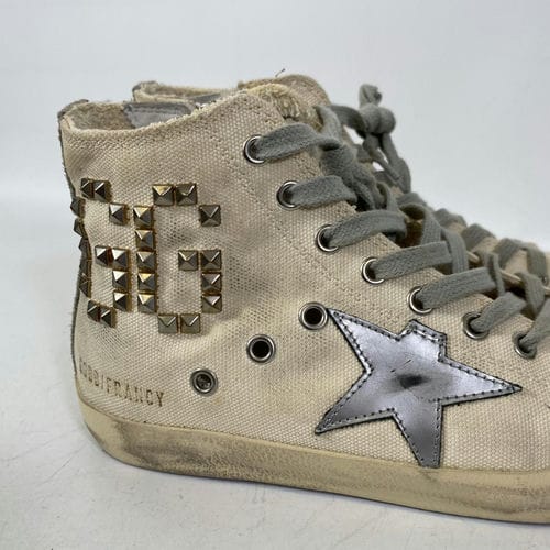 【台中廣三SOGO店】GOLDEN GOOSE/高筒運動休閒鞋/38/g34ws591 b55_6