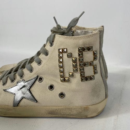 【台中廣三SOGO店】GOLDEN GOOSE/高筒運動休閒鞋/38/g34ws591 b55_7