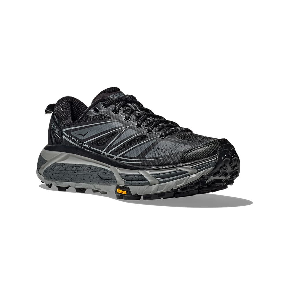 HOKA Mafate Speed 2 越野鞋 黑/城堡岩灰_8