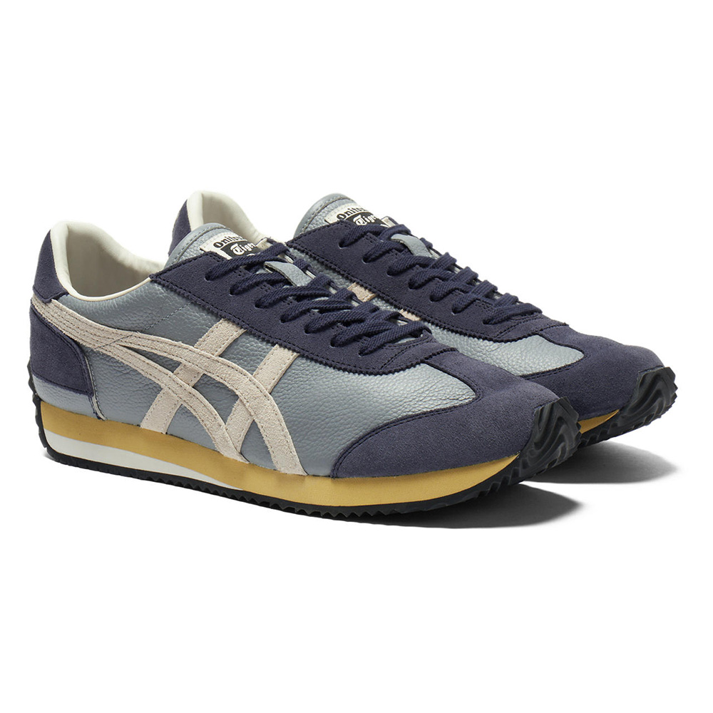 虎 Onitsuka Tiger】鬼塚虎- 米色麂皮X-CALIBER 休閒鞋(1183C138