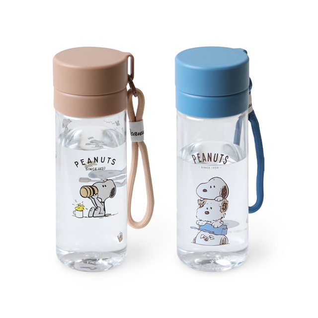 Peanuts史努比Tritan透明水壺550ml｜Snoopy正版授權水瓶Norns夏日隨身
