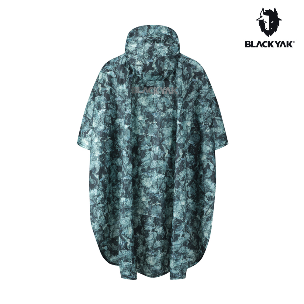 BLACKYAK】TACTICAL迷彩斗篷雨衣(迷彩)-登山雨衣反光透氣迷彩雨衣附