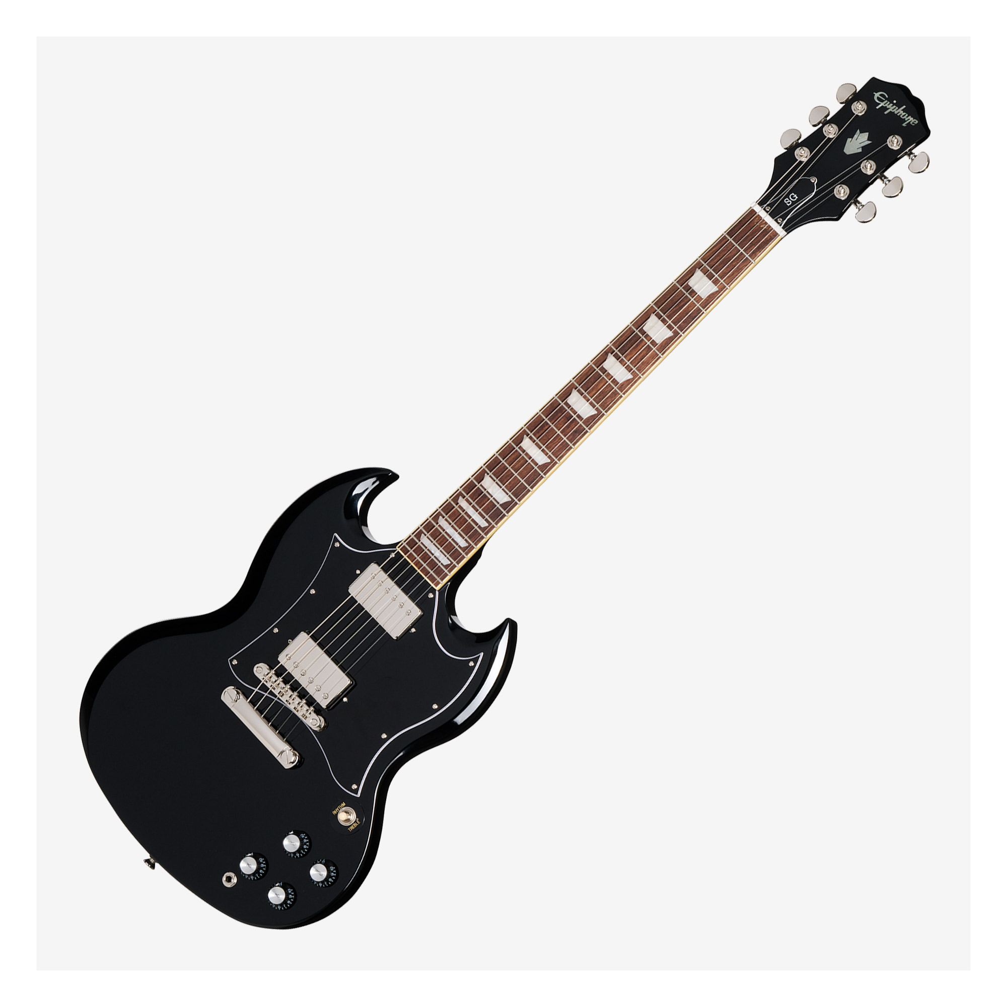 Epiphone SG Standard 雙雙無搖座烏木黑Ebony 印度月桂木指板電吉他