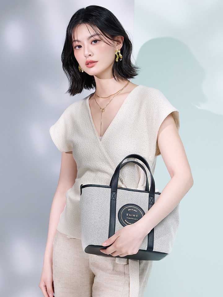 ■S'AIME■夏日帆布托特包 サマーキャンバストートバッグ/送料込 S'AIME 夏日帆布托特包｜ S'AIME東京企劃