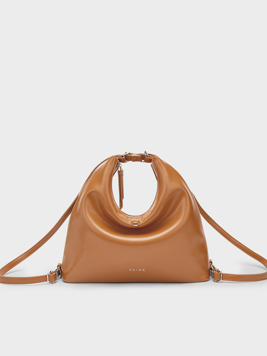 S'AIME 2WAY兩用率性光澤後背包｜ S'AIME東京企劃