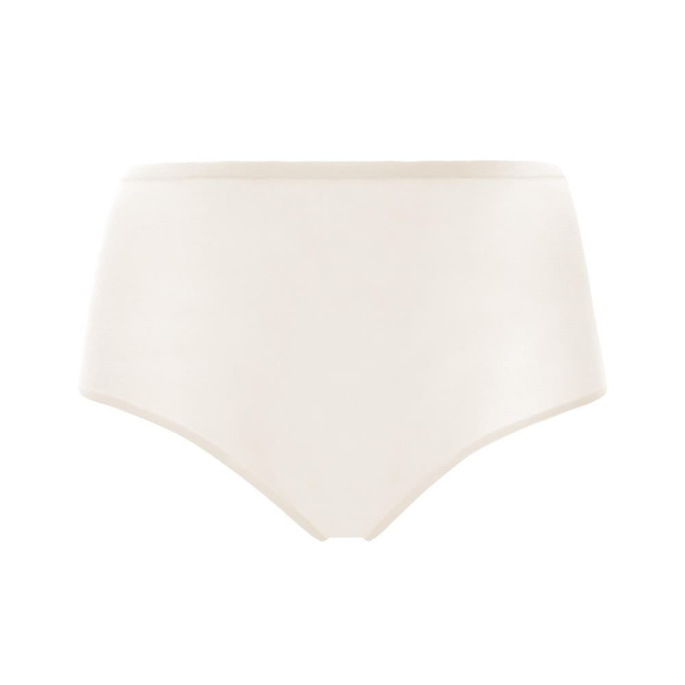 【Chantelle Lab】透氣涼感無痕高腰內褲>象牙白(26470_035)【Soft Stretch】_0